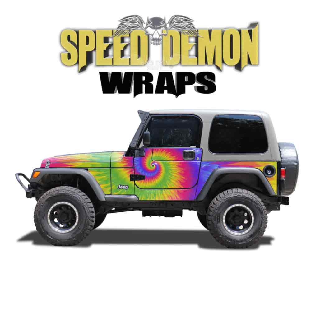 Tie-Dye 1997-2006 Jeep Wrangler Wrap 