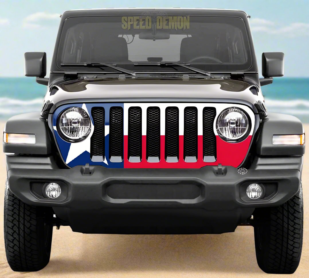 Texas Jeep Wrangler Grill Wrap JL 2018-2025