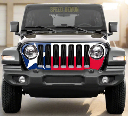 Texas Jeep Wrangler Grill Wrap JL 2018-2025