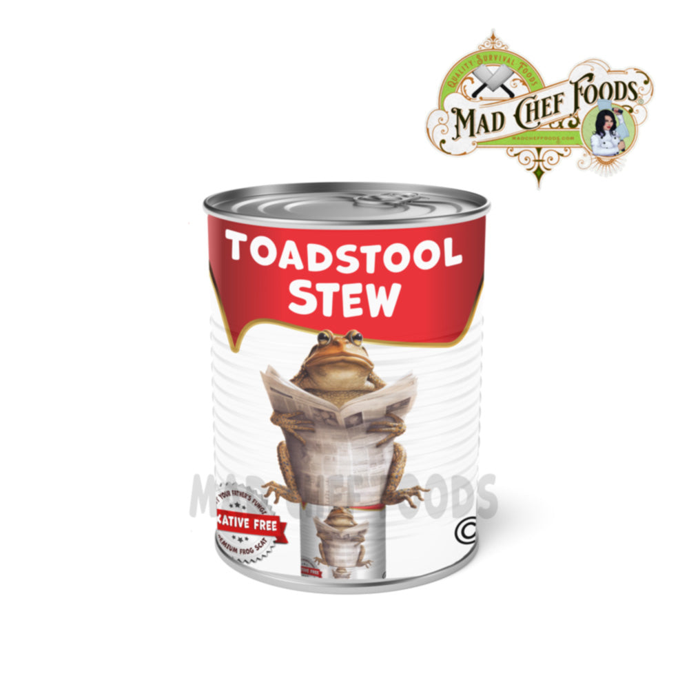 Toadstool Stew Funny Prank Soup Can Labels Gag Gift – Speed Demon Wraps
