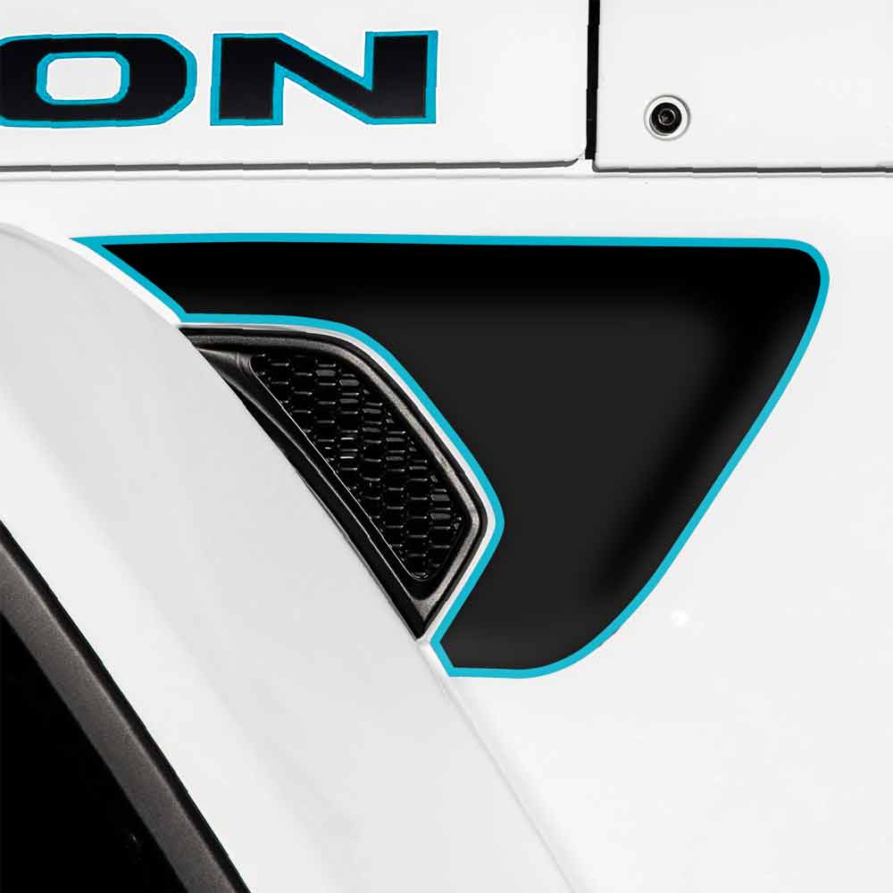 fender vent decal for gladiator  2018-2025