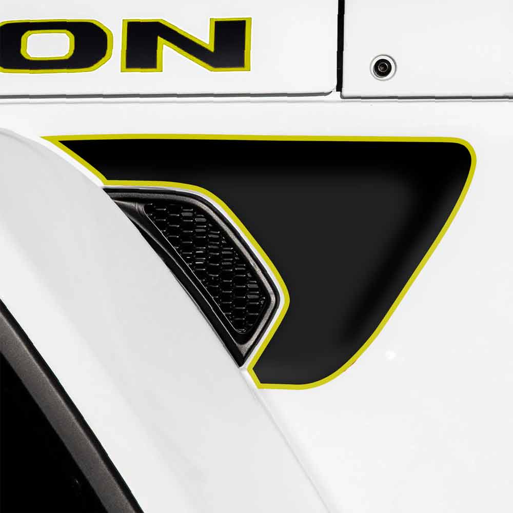 fender vent decal for Wrangler  2018-2025