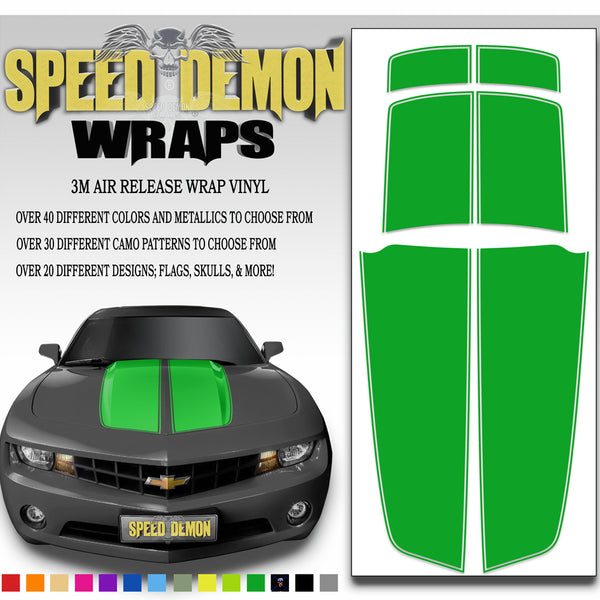 Green Camaro Stripes Kit 2010-2015