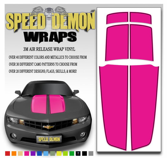 2010-2015 Pink Camaro Stripes W/ Pinstripe