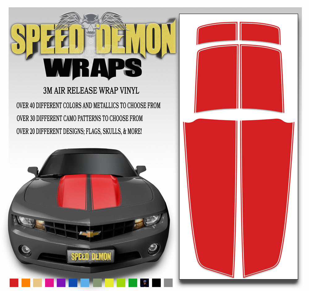 Red Camaro Racing Stripe Kit