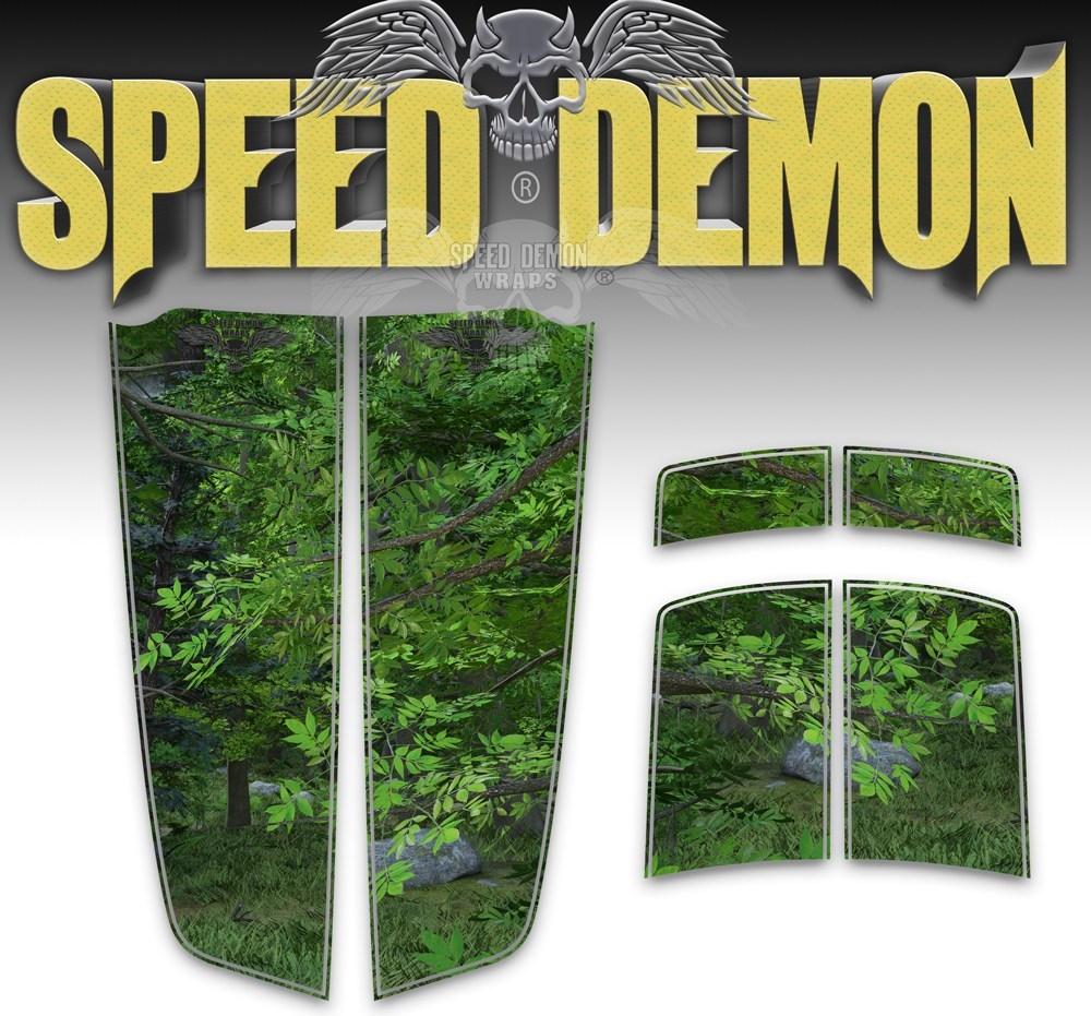 Camaro Camo Stripes Forest Camouflage 2010-2015 - Speed Demon Wraps