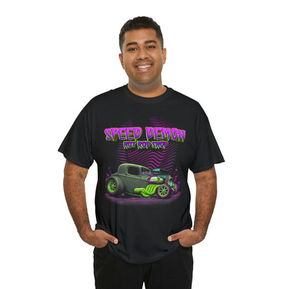 32 Ford Green N Purple Ratrod Speed demon hot rod shop Kustom Kulture Tee Shirt