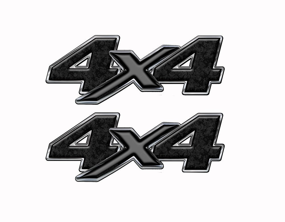 4x4 Truck Bed Camo Graphics -Black Digital Camouflage (Copy) - Speed Demon Wraps