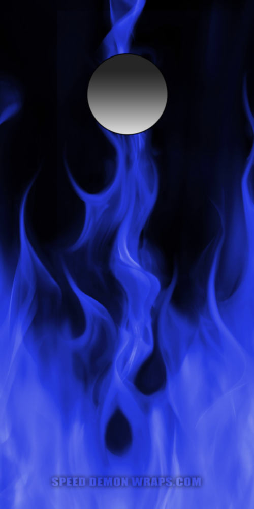 Blue Flame Cornhole Wrap 01