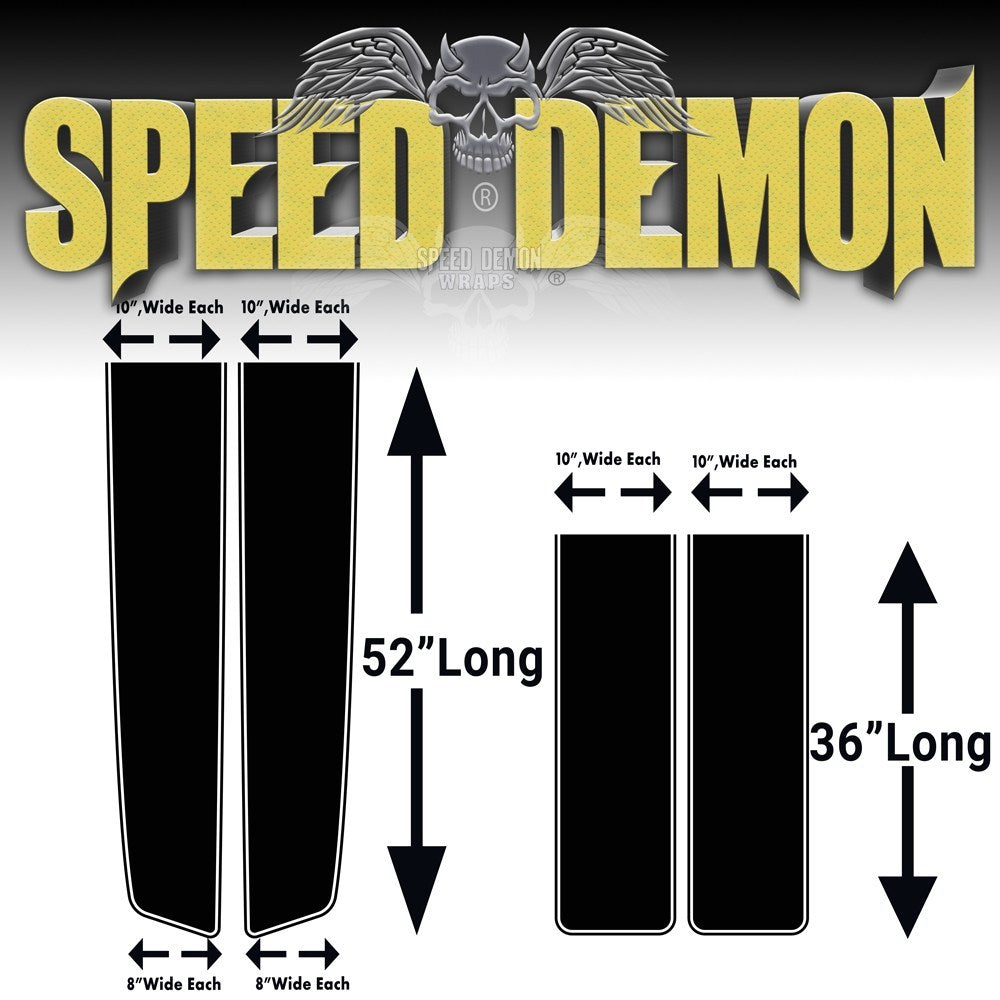 Chevrolet Truck Racing Stripes BA 1987-2000 - Speed Demon Wraps