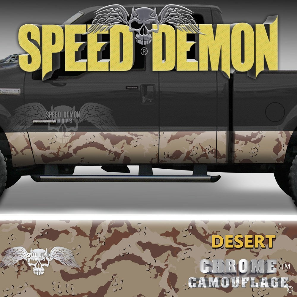 Desert Camo Camouflage Rocker Panel Wraps - Speed Demon Wraps