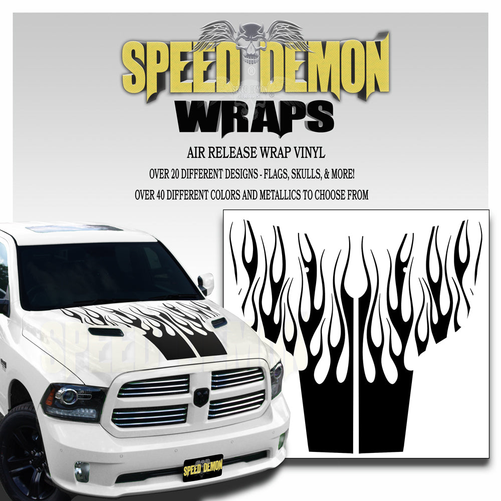 Dodge Ram Flaming Stripes 