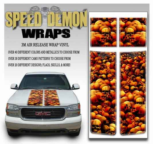 GMC Yukon Stripes Skulls 1999-2006 - Speed Demon Wraps