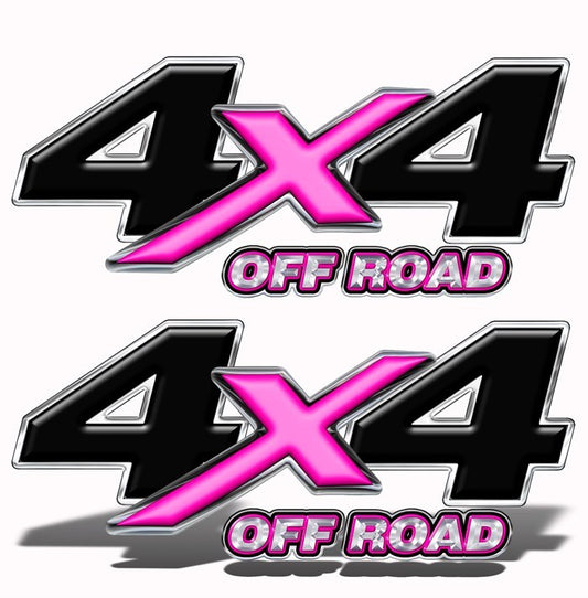 4X4 Decals Pink - Speed Demon Wraps