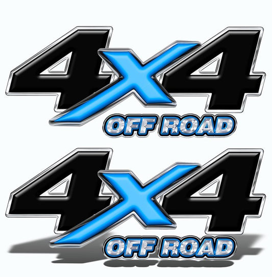 4X4 Decals Blue (Copy) - Speed Demon Wraps