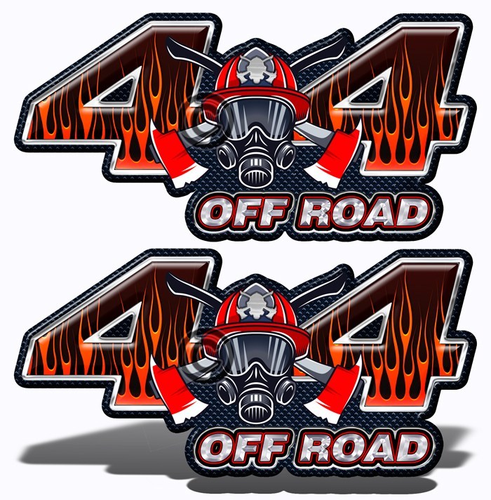 Fire Fighter 4x4 Decals - Speed Demon Wraps