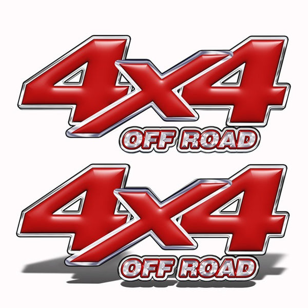 4x4 Off-Road Truck Decals Red - Speed Demon Wraps