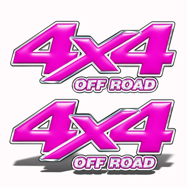 4x4 Off-Road Truck Decals Hot Pink - Speed Demon Wraps