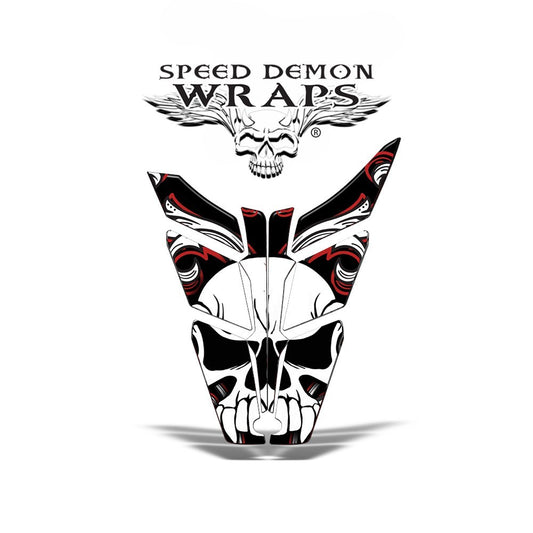 Pro RMK RUSH HOOD WRAP - SPEED DEMON RED SKULLEN - Speed Demon Wraps