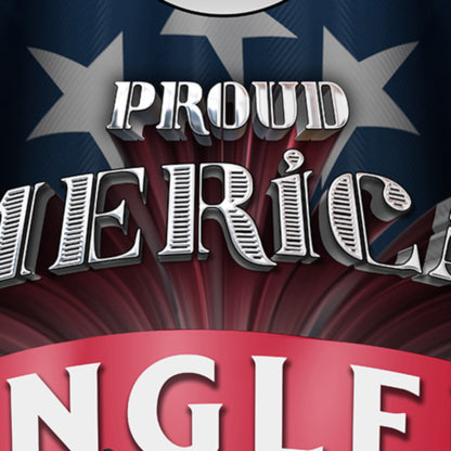 Personalized Proud American Largemouth Bass Anglers Cornhole Wraps