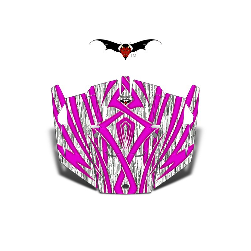 Pink Bandana Rzr RZR 900 XC HOOD WRAP - TRIBAL FURY PINK – Speed Demon Wraps