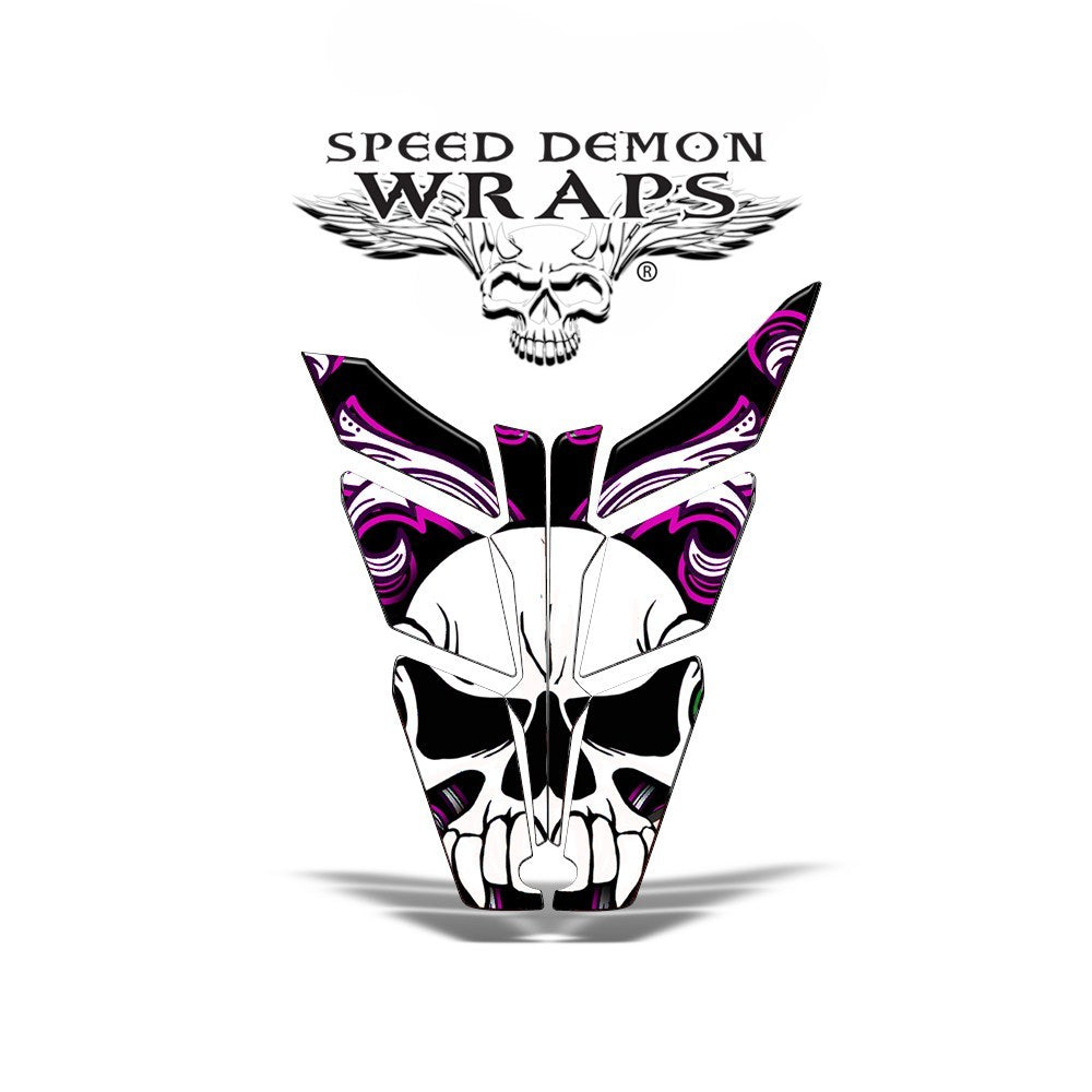 Pro RMK RUSH HOOD WRAP - SPEED DEMON PINK SKULLEN - Speed Demon Wraps