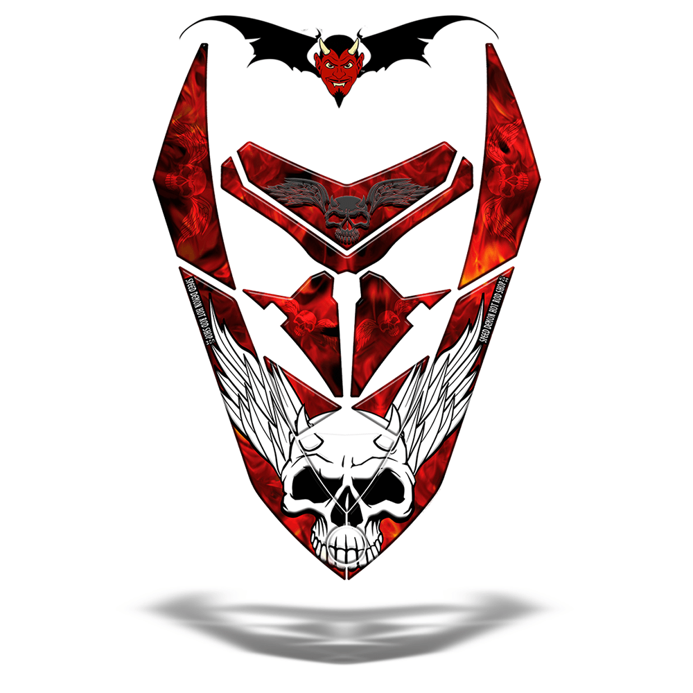 Skull Sled Hood Wraps