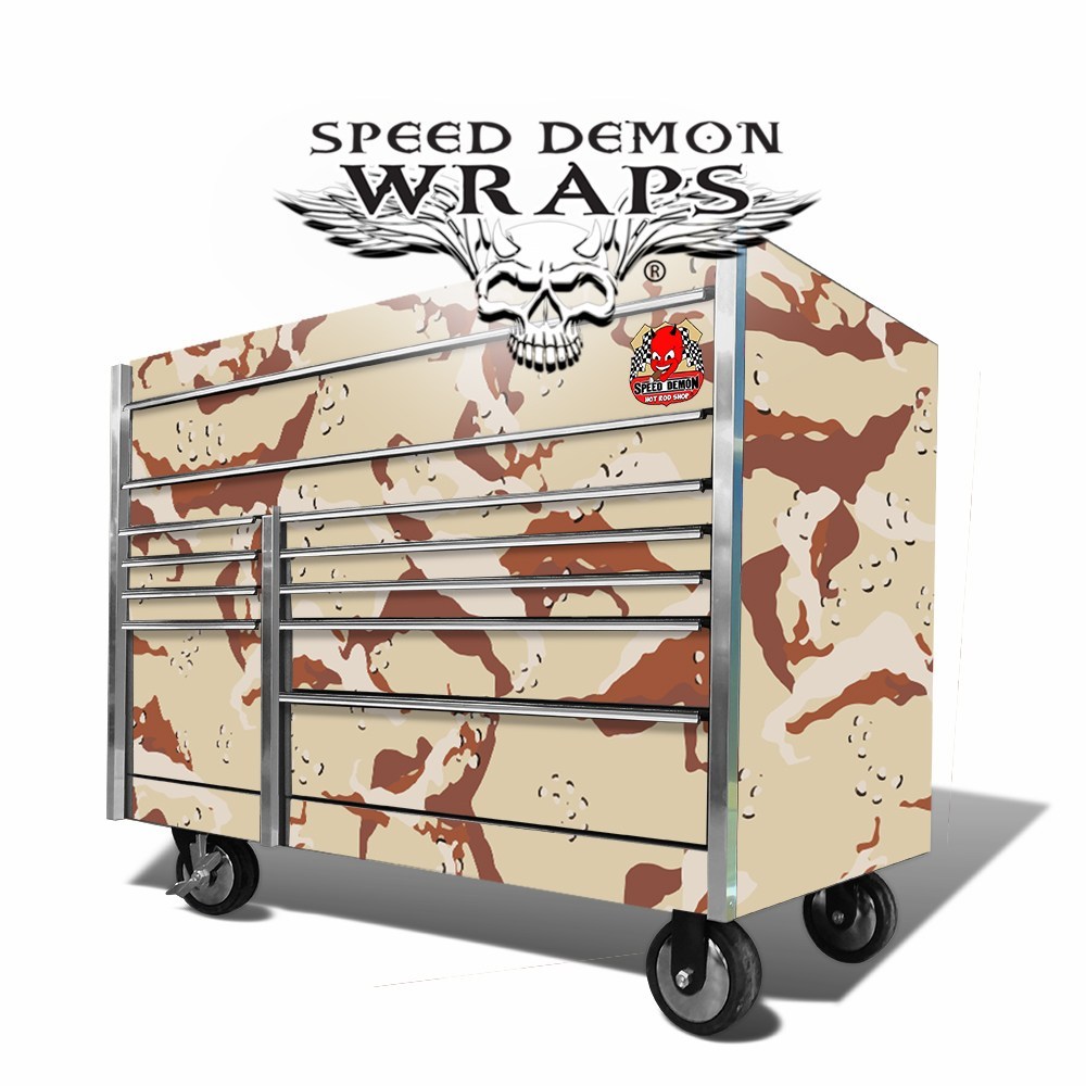 Snap On Tool Box Graphics Wrap Skins Desert Camouflage