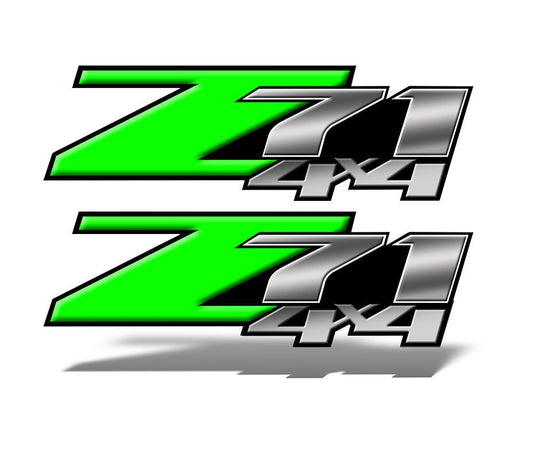 Z71 4x4 DECAL Green