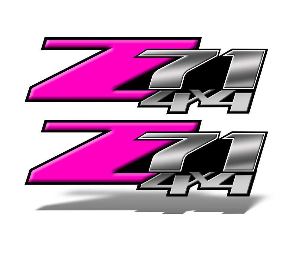 Z71 4x4 DECALS Pink